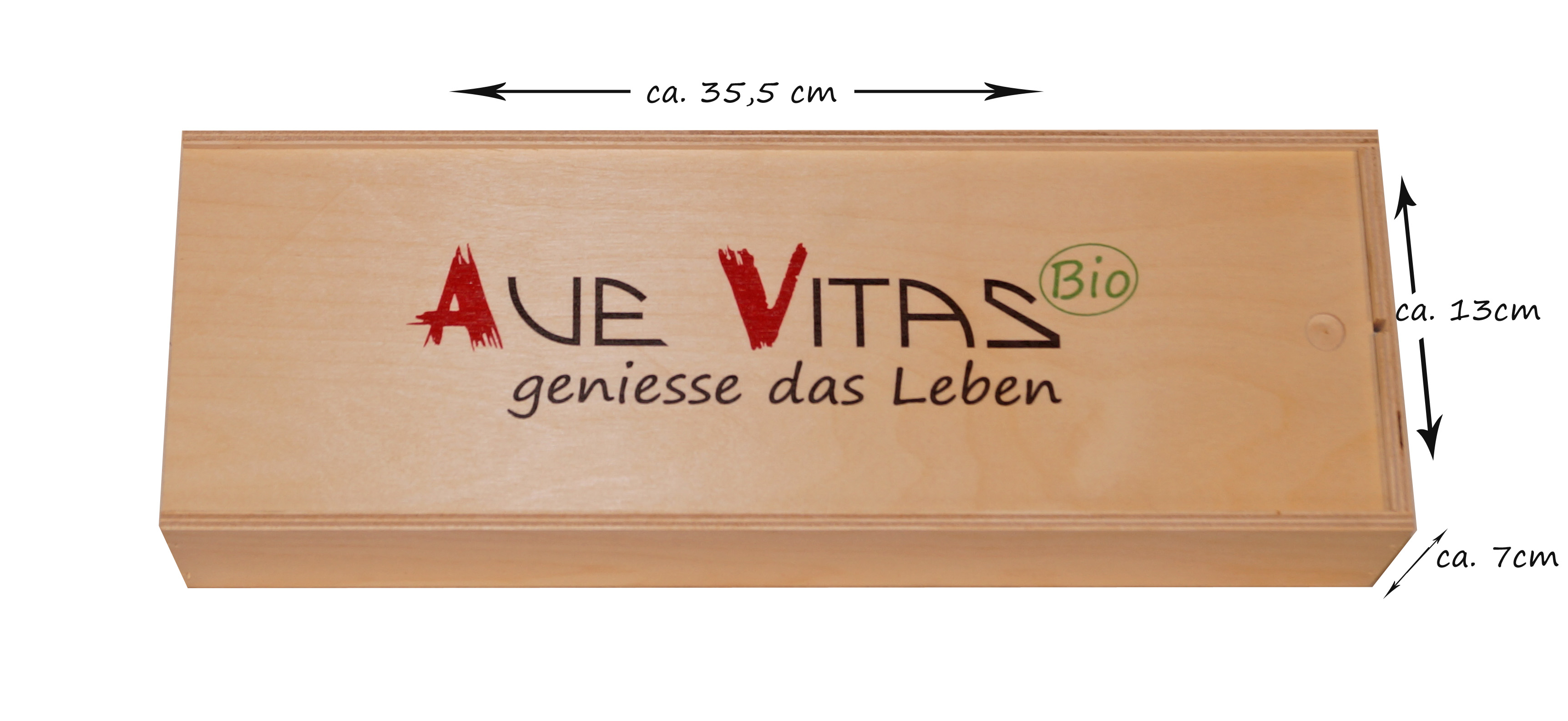 Ave Vitas Organic-HandCraft-Spirits - Sauerkirsch & gefüllte Pralinen  Geschenkbox mit Ave-Vitas Bio-Sauerkirschlikör